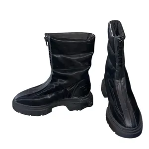 NEW $286 DKNY Women's Fiza Zipper Boots Black sz -8.5 thumbnail 9