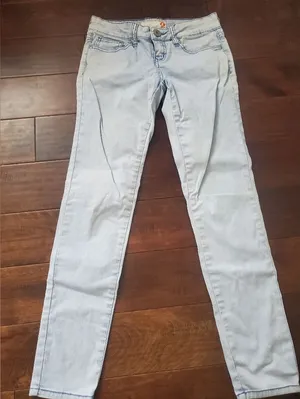 Guess Light Blue Skinny Jeans for Women Size 26 Very Lightweight thumbnail 1