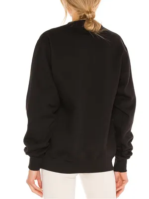 Departure Airplane Mode Crewneck Sweatshirt in Black & White Size Small NWT thumbnail 2