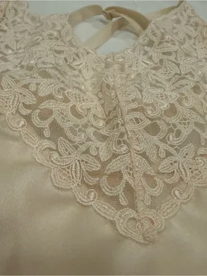 Wacoal Lace Trim Satin Camisole Top - Cream/Ivory - Women’s Size M thumbnail 5