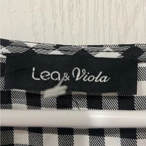 FINAL PRICE NWOT Lea & Viola Checkered Midi Dress thumbnail 4