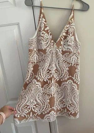 Free People Night Shimmer Mini Dress thumbnail 4