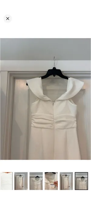 New Here Comes The Sun White Dress thumbnail 9