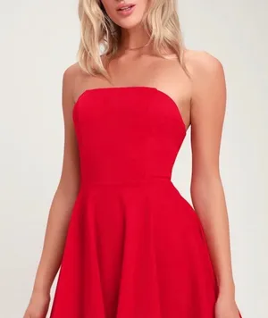 Lulus Dress Strapless thumbnail 1
