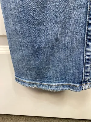 BKE Gabby Curvy Fit High Rise Straight Denim Jeans Stretch Medium Wash 29x32 thumbnail 7