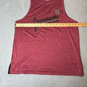 Colosseum South Carolina Gamecocks Tank Top Womens‎ XL Maroon Graphic Pullover Tank Top thumbnail 6