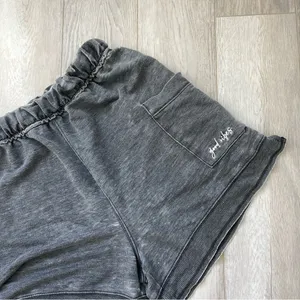Free People Cozy Girl Good Vibes Shorts Gray (small) loungewear comfy sleep thumbnail 2