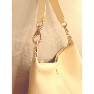 Dooney & Bourke Vintage Cream Pebbled Leather Hobo Shoulder‎ Bag Gold Hardware thumbnail 5