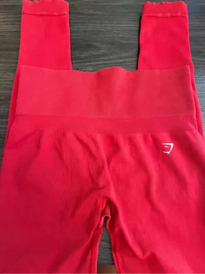 Gymshark women’s Red Seamless Leggings thumbnail 1