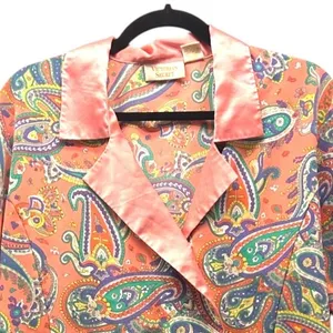 Victorias Secret Vintage Paisley Pajama Set‎ Pink Small thumbnail 5