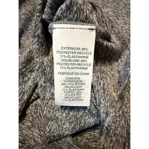 Vuori Halo Ruched Dress Womens Medium‎ Heather Grey DreamKnit Long Sleeve Mini thumbnail 7