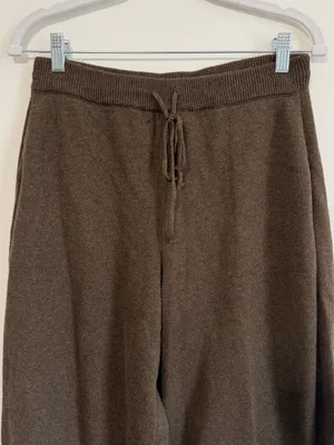 Free People Beach Barrel Jogger Sweatpants Size Small Brown Oversized Fall Boho thumbnail 3