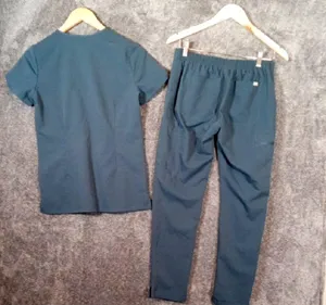 Figs Women's Scrub Set Top N Pants In Color Dark Harbor Size Xxs/ XsP thumbnail 3