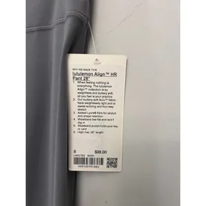 NWT Lululemon Leggings Align HR Pant 28" Solar Grey NWT Size 8 Rare Sold Out New thumbnail 7