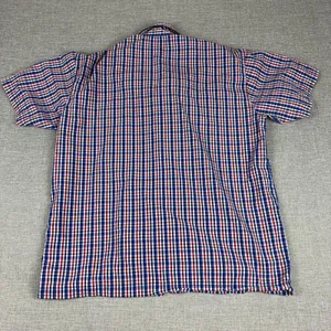 Polo Ralph Lauren Pajama Shirt Mens Large Red Blue Check Cotton Sleepwear thumbnail 11