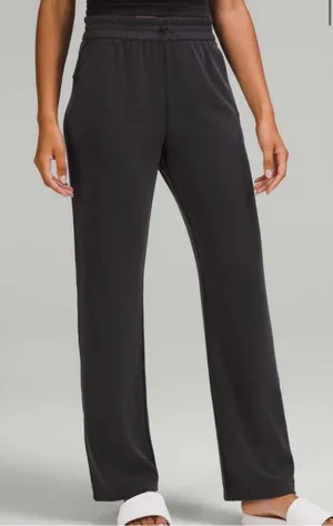 Lululemon black Softstreme high rise straight leg athletic pants thumbnail 1