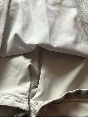 LULULEMON Pace Rival Mid-Rise Skirt Terrazzo Marble Silver size 2 EUC Pickleball thumbnail 3