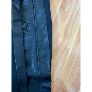 Pilcro and the letterpress‎ faux leather Moto Jacket style Black Pants thumbnail 12