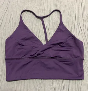 lululemon athletica Purple Strappy Sports Bra thumbnail 1