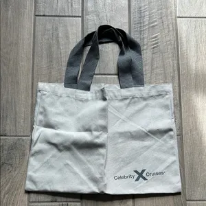 Gray Canvas Tote Bag thumbnail 1