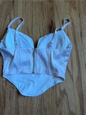 Princess Polly champagne corset top size 6 thumbnail 2