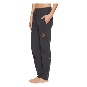 ✨Alo Yoga Distressed Grey Sz Small Sweatpants✨ thumbnail 4