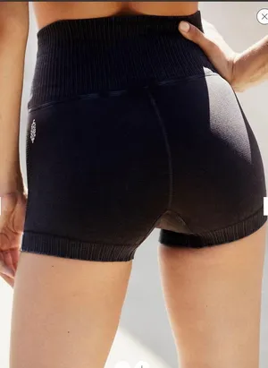 Free People NWOT Good Karma Running Shorts XS/S thumbnail 5