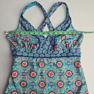 Catalina‎ Medallion Print One Piece Swimsuit Multi Color CTL37183 Size L 12-14 thumbnail 6