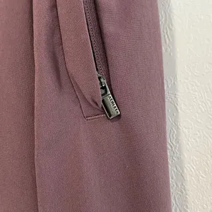Athleta Wide Leg Pants Size 4 Mauve High Rise Travel Work Chic thumbnail 8
