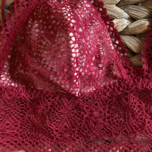 Victoria’s Secret Wine Red Lace Padded Bralette thumbnail 3