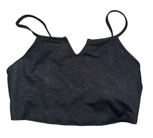 Fp movement Black V-Neck Crop Top NWOT thumbnail 1