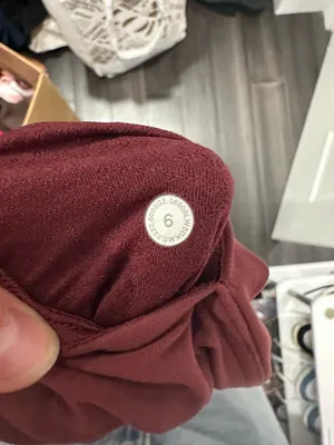 Maroon Lululemon Flare Leggings thumbnail 2