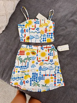 2 Piece Skirt Set Yellow thumbnail 1