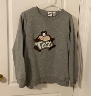 FINAL PRICE Vintage Warner Bros Taz Sweatshirt thumbnail 1