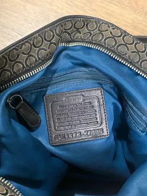 Coach Y2K Madison OP Art Pearlescent Signature Large Handbag thumbnail 6