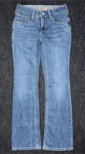 Ariat Perfect Rise Naz Boot Cut Blue Jeans Sz 26 R 10058919 Cowgirl Western EUC thumbnail 1