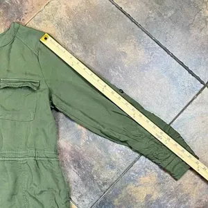 Altar’d State Olive Green Long Sleeve Drawstring Dress Medium thumbnail 4