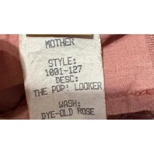 MOTHER The Looker Pop! Skinny Jeans Pink Size 26 thumbnail 5