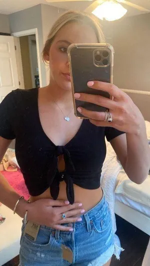 Black Going Out Crop Top thumbnail 2