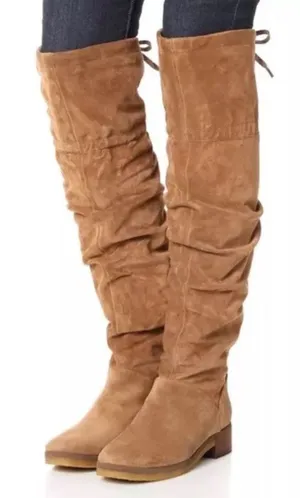See by Chloé Jona Slouchy Cognac Suede Over-the-Knee Slouch Boots Size 39 or 8 thumbnail 1