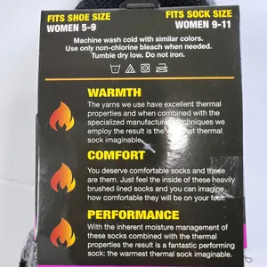 Escape Heat Insulated Thermal Socks Women 9 11 Gray Black Aqua‎ Stripe Cozy Warm thumbnail 7