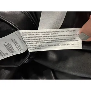 Abercrombie & Fitch Curve Love 90s Straight Vegan Leather Pants 28 6 Short thumbnail 6