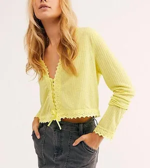 Free People Third Date Long Sleeve Top thumbnail 1