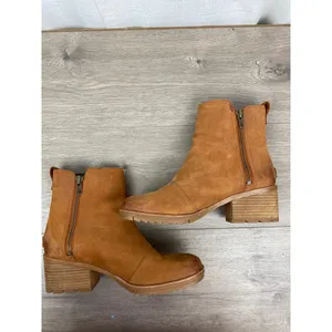 Sorel Waterproof Cate Distressed Leather Booties Sz.9 thumbnail 8