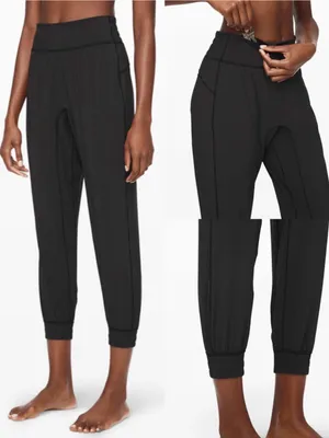 Lululemon Sun Setter Jogger 28" Black High Rise thumbnail 4