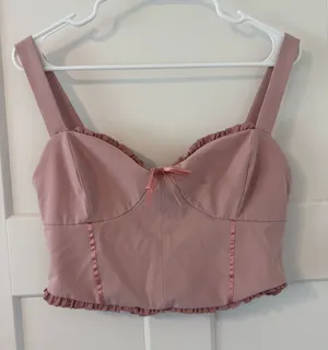 PacSun Beverly & Beck Charlotte Ruffle Trim Cami Top thumbnail 1