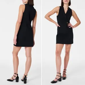 NWT Spanx The Perfect Vest Dress in Classic Black Size Small Classic Career New thumbnail 6