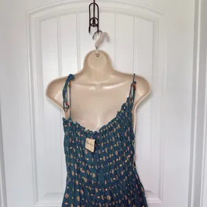 Free People Clementine Emerald Green Mini Medium Dress Whimsigoth Indie Sleaze thumbnail 11