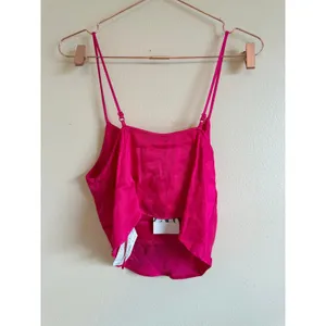 Zara Camisole Top Women Size S Pink Cowl Neck Satin Adjustable Straps‎ 1165/072 thumbnail 7