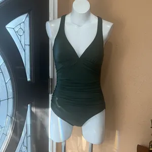 Mycoco one piece olive green swimsuit thumbnail 2
